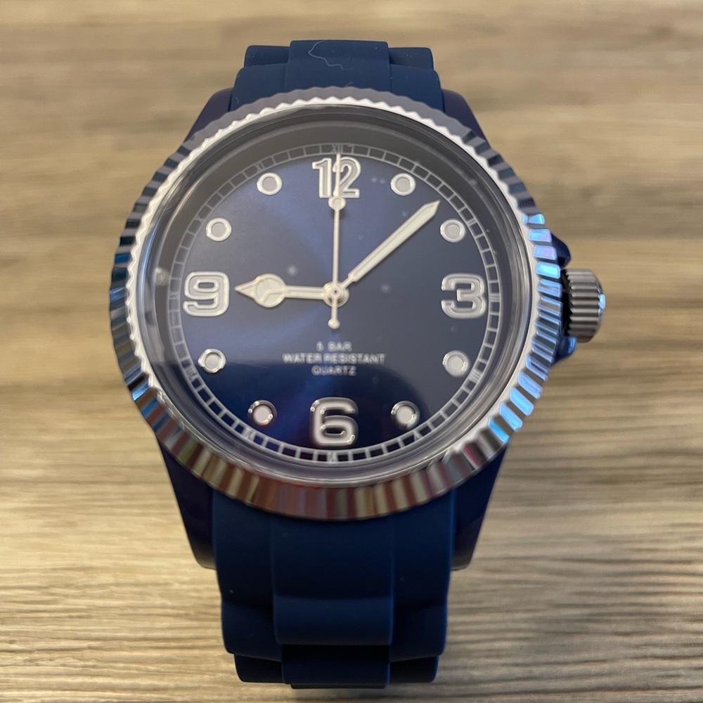 Sempre Blue Silicone Watch